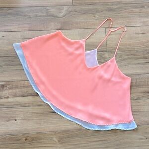 LUSH Top Crop Double Layer Spaghetti Strap